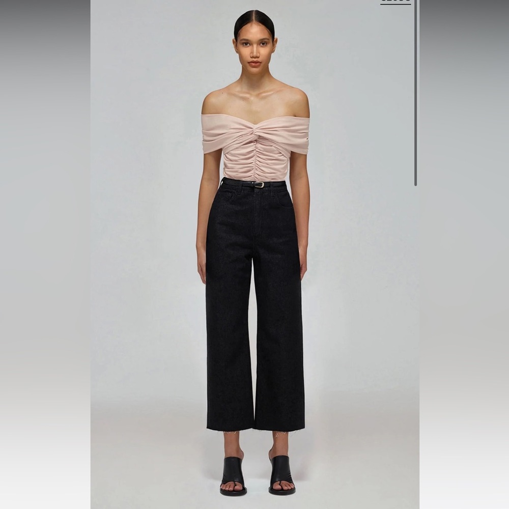 Self Portrait Straight Leg Jeans